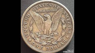 1889 Rare coin one dollar United States of America worth money rare