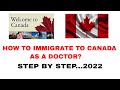 HOW TO IMMIGRATE CANADA AS AN INTERNATIONAL DOCTOR/EXPRESS ENTRY/STEP BY STEP#CANADA IMMIGRATION