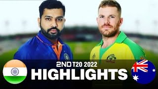 India vs Australia 2nd T20 Full Match Highlights 2022 | IND VS AUS