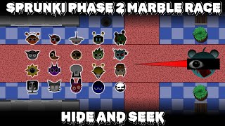 Incredibox Sprunki Phase 2 Vs. Seeker - Hide and Seek Marble Race In Aldogoo