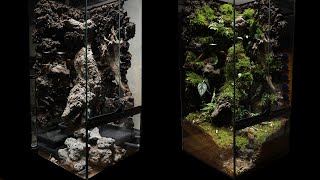 Creating a Corner Simple Vivarium | 심플한 2면구조 비바리움 만들기