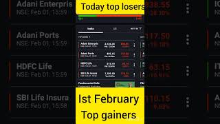 Top 4 gainers stocks today 🌑 top 4 losers today