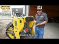 wacker neuson mini track loader sm100 walkaround demo