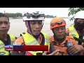 kapal penyeberangan terombang ambing di tengah sungai inewsmalam 27 02