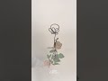 how to attach a preserved rose on a stem