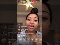 LIL DURK BABY MOTHER INDIA ON INSTAGRAM LIVE TALKING LIPGLOSS LINE 💄