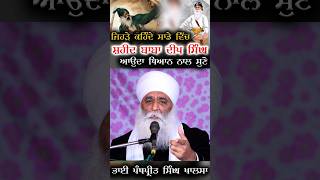 ਜਿਹੜੇ ਕਹਿੰਦੇ ਸਾਡੇ ਵਿੱਚ Baba Deep Singh ਆਉਂਦਾ | Bhai Panthpreet Singh Khalsa #shorts