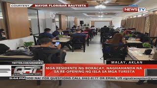 QRT: Mga residente ng Boracay, naghahanda na sa re-opening ng isla sa mga turista