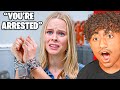 SPOILED GIRL GETS ARRESTED!!