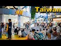 Taiwan Walking Tour - Busy Shopping District in Taipei | 4K HDR