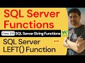 SQL Server Functions | SQL Server String Functions - SQL Server LEFT() Function #10 | 233. W3Schools