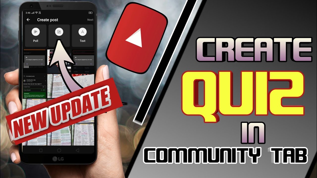 How To Create Quiz Post In YouTube Community Tab | Quiz Post In ...