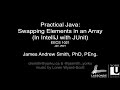 Practical Java: Swapping Elements in an Array (in IntelliJ with JUnit)