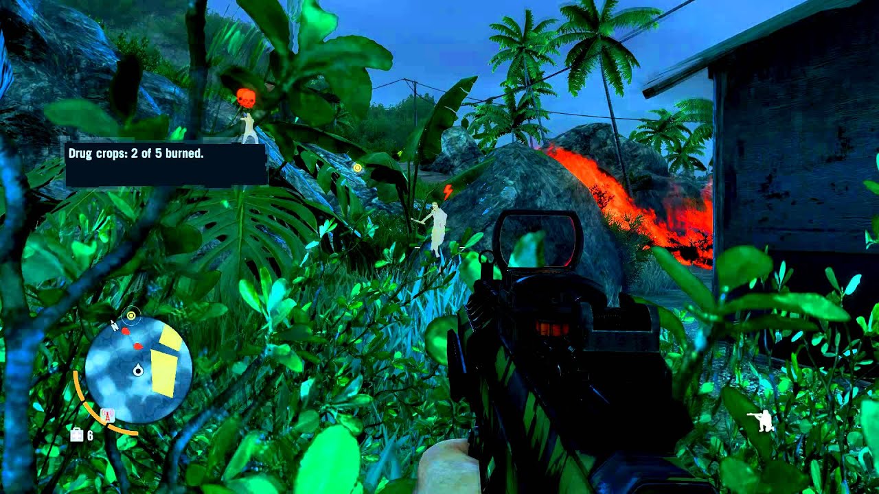 Far Cry 3 - Let's Play #6 Burning Bushes, Dubstep, And Seizures - YouTube