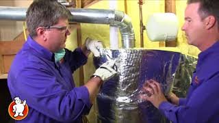 How to install the Frost King Water Heater Insulation Blanket