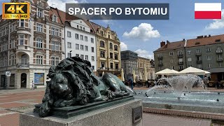 Walking tour Bytom 🇵🇱 - Promenade on Dworcowa Street, market square and other attractions [4K]