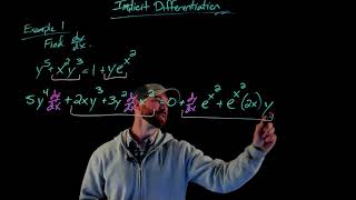 Implicit Differentiation Example 1