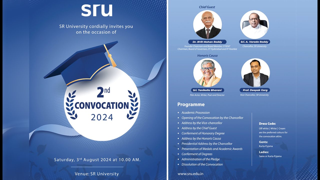 Sru 2nd Convocation 2024 Youtube