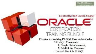 Chapter 4 PL SQL Comments and Nested Block