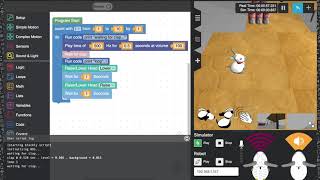 MiRoCODE Demo: Clap and Nod