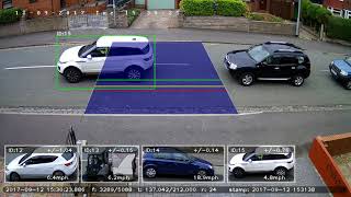 OpenCV / Python - Vehicle Speed Detection Camera Example 1
