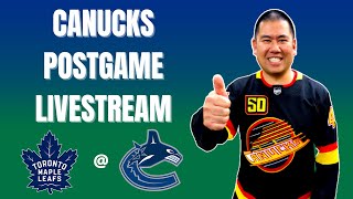 Canucks Postgame Livestream for April 18, 2021: Toronto Maple Leafs vs. Vancouver Canucks