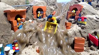 LEGO DAM BREACH VIDEOS PART 8 - MINI BRICKS CONSTRUCTIONS COLLAPSE