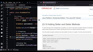 Instance Variables, Set Methods and Get Methods - Java.