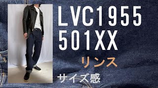 LVC501XX 1955MODEL リンス／日本製／サイズ感／Schott613UST ONESTAR TALL／革ジャンコーデ