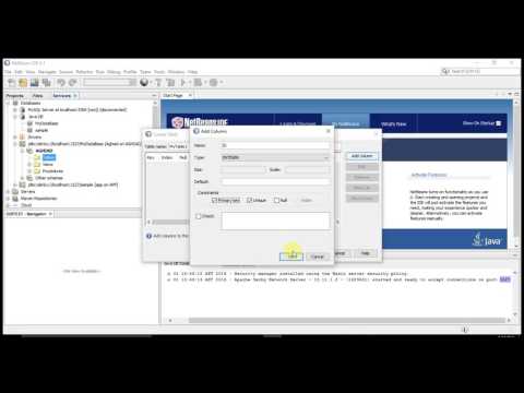 Java Tutorial - Creating a DataBase in NetBeans Java Tutorial - Creating a DataBase in NetBeans