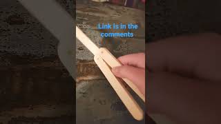 popsicle stick Butterfly knife