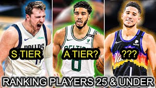 I RANKED EVERY SINGLE NBA PLAYER AGE 25 & UNDER!