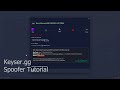 Keyser.gg Spoofer Tutorial