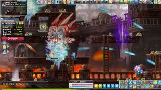 MapleStory Bow Master Burning Cernium AFK Farming (Burning Royal Library Area 5/16000/h)