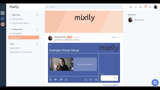 Live Video Chat in Circle.so with Mixily