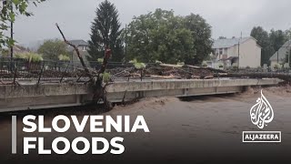 'Catastrophic' floods in Slovenia: Race to rescue survivors before more rainfall