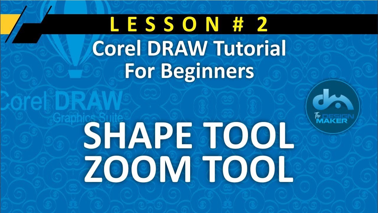 Coreldraw Tutorial Lesson 2 Youtube