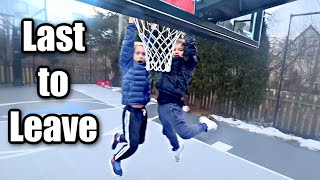 LAST TO LEAVE BASKETBALL COURT! | Match Up