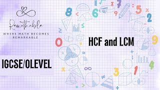 HCF and LCM Made Easy | IGCSE & O Level Maths | Fast Methods & Exam Tips