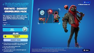 Fortnite - *NEW* DARKEST GRUMBLINGS STARTER PACK!!!