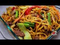 guyanese minced beef ground beef chowmein recipe