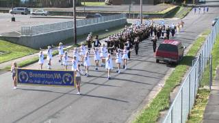 Bremerton High Marching Band performing Anchors Aweigh