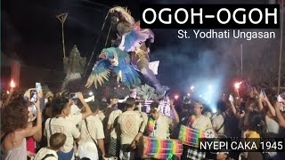 BLEGANJUR OGOH-OGOH PERAYAAN HARI RAYA NYEPI CAKA 1945 - ST YODHATI WERDHI KOSALA UNGASAN  BALI 2023