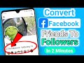 How To Convert Friend Requests To Followers On Facebook | Facebook Followers Settings 2024 (Real)