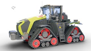 Blender 3D Model - CLAAS XERION 12650 Terra Trac