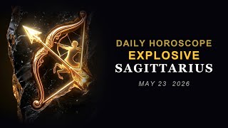 Sagittarius Horoscope Today ♐ TODAYS ALIGNMENT REVEALS A! (May 23, 2026)