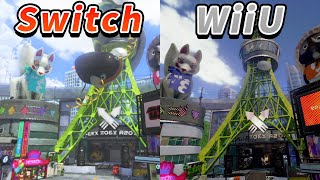 Splatoon 3 - DLC Inkopolis Comparison (Switch VS WiiU) 【Japanese】