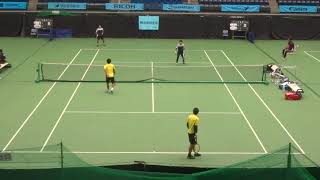 第34回テニス日本リーグ  今井 慎太郎/小ノ澤 新(イカイ) VS 吉備 雄也/渡邉 聖太(ノアインドアステージ) Finalセット 10ポイントマッチタイブレーク