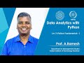 Lec 2,  Python Fundamentals -I