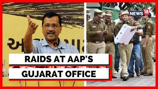 AAP Gujarat | AAP Office In Gujarat Raided: Kejriwal Hits Out At BJP | Latest News | English News